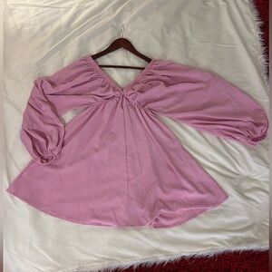 Elegant Pink Women's Dress